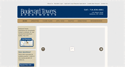 Desktop Screenshot of boulevardtowersapts.com