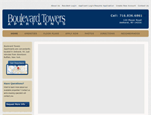 Tablet Screenshot of boulevardtowersapts.com